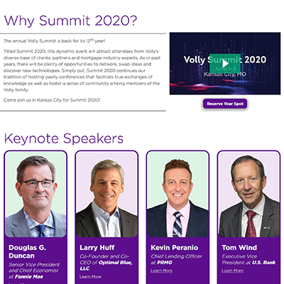 Volly Summit Website